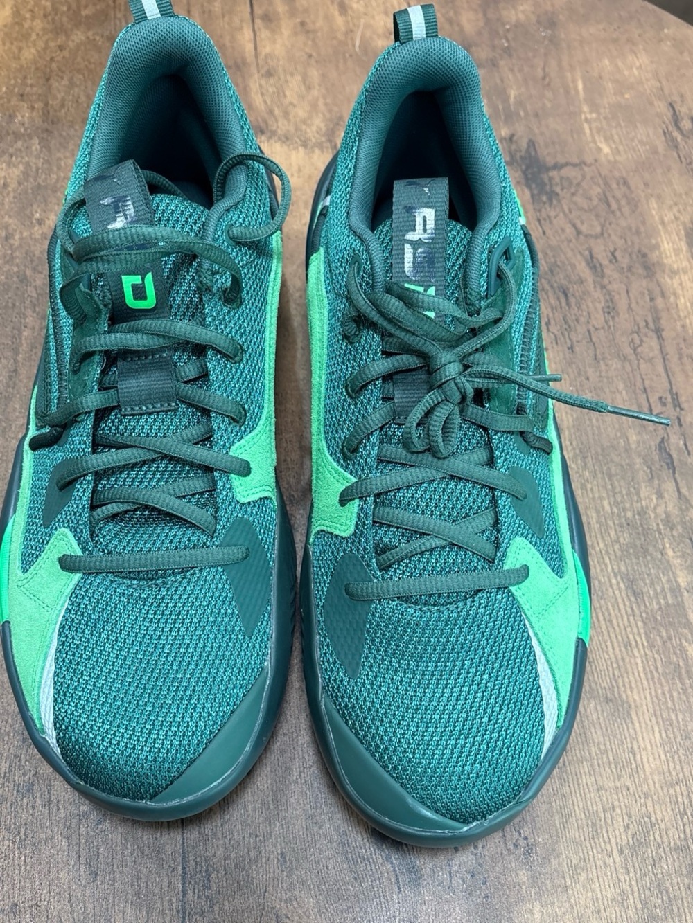 Puma Men's Green Athletic Sneakers
